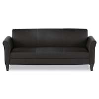 Picture of Alera ALERL21LS10B Reception Lounge Furniture 3 Cushion Sofa Black