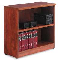 Picture of Alera ALEVA633032MC Valencia Series Bookcase- 2 Shelves- Medium Cherry
