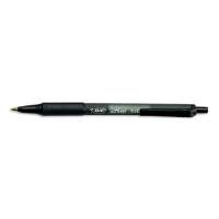 Picture of Bic America SCSM11 BLK Soft Feel Ballpoint Retractable Pen&#44; Black Ink