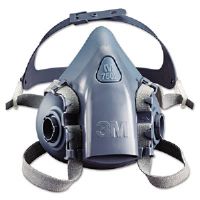 Picture of 3M 142-7502 Half Facepiece Respirator Reusable Face Mask