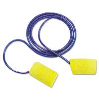 Picture of AO Safety 247-311-4101 Classic Foam Earplugs- Metal Detectable- Corded- Poly Bag