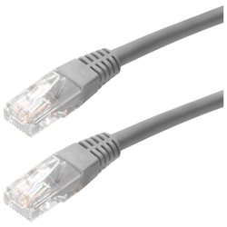 Picture of 4Xem 4XC5EPATCH10GR 10 ft Cat5e Molded RJ45 UTP Patch Cable - Grey
