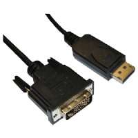 Picture of 4Xem 4XDPMDVIMCBL DisplayPort To DVI-D Dual Link M-M Cable - 6 ft.