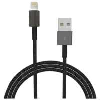 Picture of 4Xem 4XLIGHTNINGBK10 10ft 8Pin Lightning To USB Cable For iPhone&#44; iPod&#44; iPad - Black