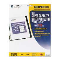 Picture of C Line 61027 Super Capacity Sheet Protector with Tuck-In Flap&#44; Letter Size