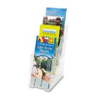 Deflect-O 77701 Multi Compartment Docuholder- Four Compartments - Clear
