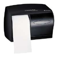 Picture of Kimberly-Clark 9604 Double Roll Coreless Tissue Dispenser&#44; 11.1 x 6 x 7.62 - Smoke&#44; Gray