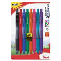 BL107CRBP8M Metal Tip Retractable Gel Pen, 0.7