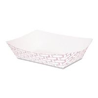 Picture of Seventh Generation BWK 30LAG100 Paper Food Baskets&#44; 16oz Capacity&#44; Red-White