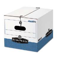 Picture of Fellowes FEL0002501 Storage Box&#44; Legal - Letter White & Blue