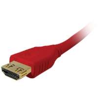 Comprehensive Cable HD-HD-18INPRORED High Speed Hdmi Cable With Progrip, Cl3- Deep Red 1.5 Ft.