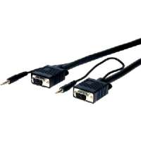 Picture of Comprehensive Cable VGA15P-P-12HR-A Comprehensive Pro AV-IT Series VGA with Audio HD15 pin Plug to Plug Cable 12 ft.
