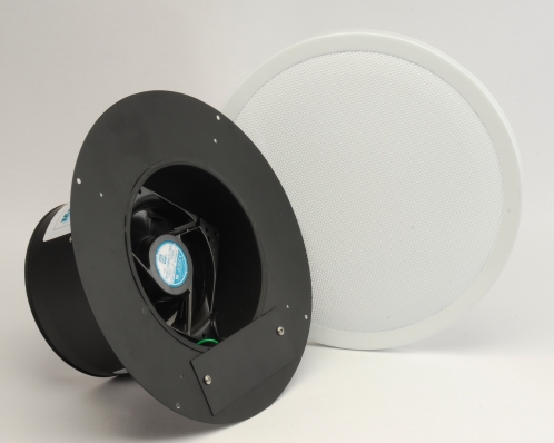 Direct Bath Fan Replacement Black 7 in. Duct