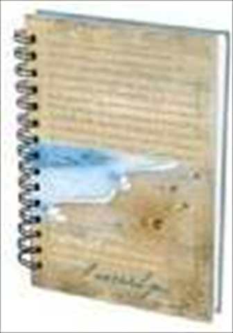 Picture of Christian Art Gifts 362533 Journal Wirebound Footprints I Carried You Large