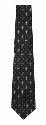 Picture of Swanson Christian Supply 54627 Tie Floating Crosses Polyester
