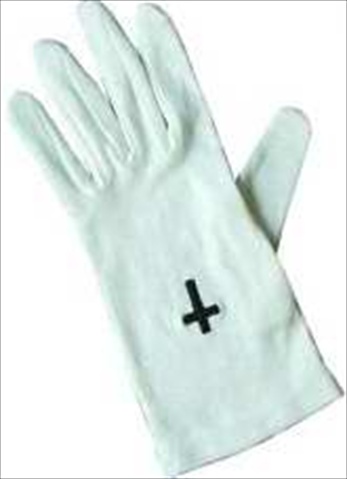 Gloves Usher With Cross Only Sml