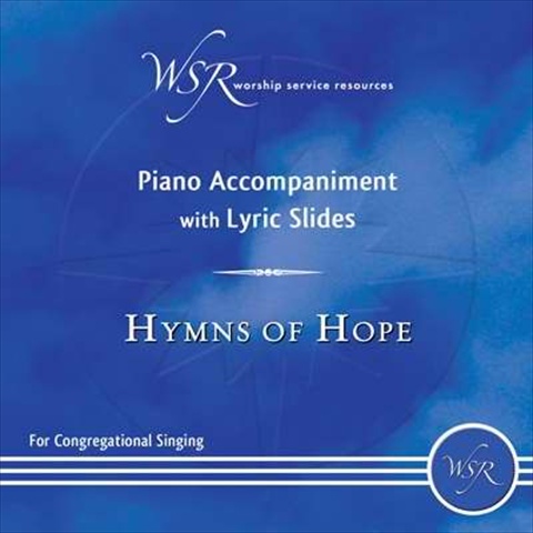 Disc Hymns Of Hope Piano Accompaniment With Lyric Slides DVD