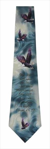 84121 Tie Mount Up With Wings Polyester Turquoise