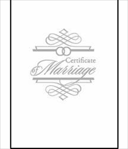 306304 Certificate Marriage With Program -  Warner Press