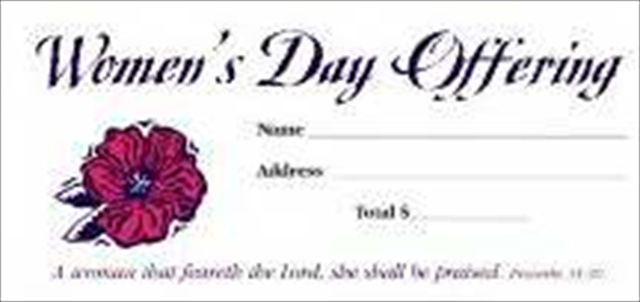 Picture of Broadman Holman 465154 Offering Env Womens Day Offering Bill