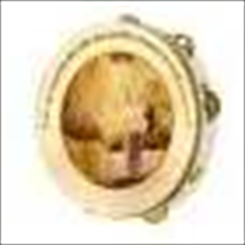 43863 Instr Tambourine 10 In. Rnd Woman Dancing