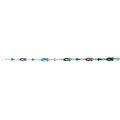 Solid Rock Jewelry 760379 Anklet Paua Shell Cross Ichthus Solid Rock Jewelry 760379 Anklet Paua Shell Cross Ichthus