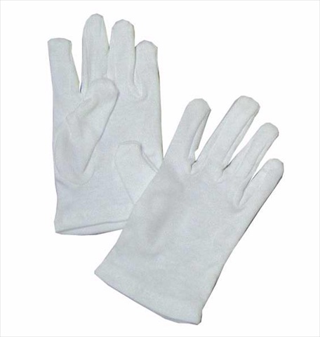 Picture of Swanson Christian Supply 150434 Gloves Childs White Cotton Large