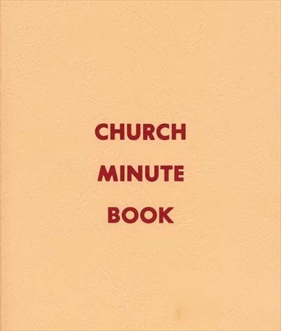 Picture of B & H Publishing Group 465245 Church Minute Book 6.75X8.25