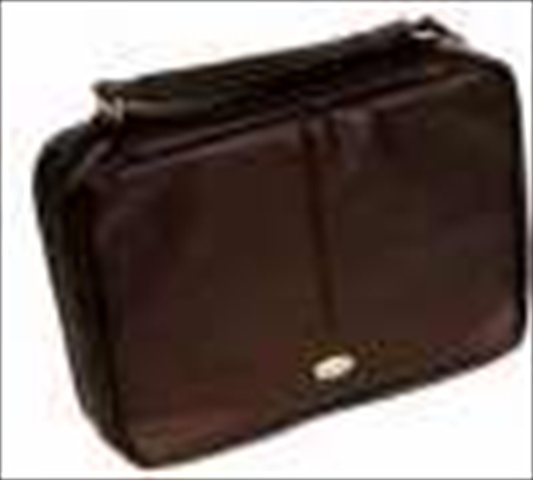 Picture of Christian Art Gifts 364136 Bi Cover Two Fold Organizer Large Brown Luxleather