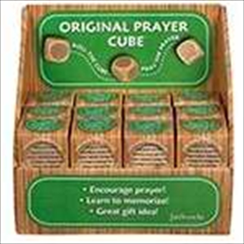 Picture of Christian Brands 128632 Display Prayer Cube Original Well Known Prayers With Gift Box