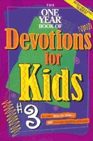 496627 One Year Book Of Devotions For Kids V3 -  Tyndale House Publishers