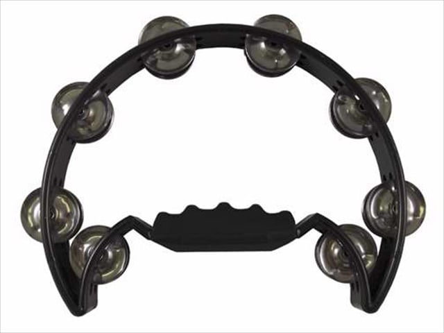 64122 Instrument Tambourine Moon Shape Black