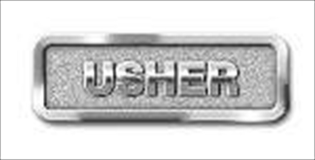 Picture of B & H Publishing Group 466109 Badge Usher Magnetic Silver