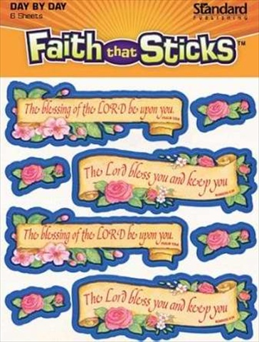 Sticker Blessing Scrolls 6 Sheets Faith That Sticks