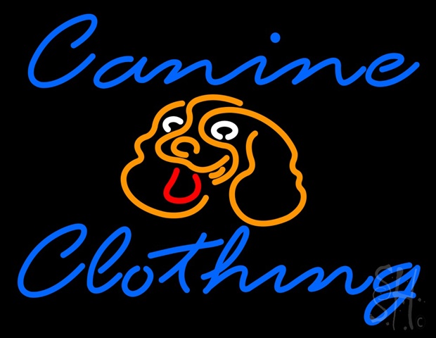 Everything Neon N100-5358 Canine Clothing LED Neon Sign 15 x 19 - inches -  The Sign Store