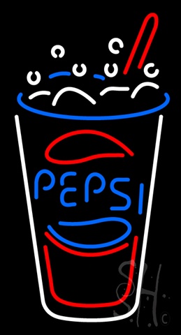 Everything Neon N100-5957 Pepsi Cup LED Neon Sign 24 x 13 - inches -  The Sign Store