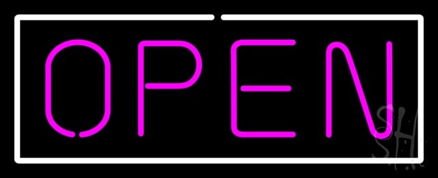 Sign Store N100-6357-clear Open Clear Backing Neon Sign- 32 x 13 x 1 In.