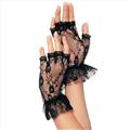 Leg Avenue G1205 Dz. Pack Lace Fingerless Wrist Ruffle Gloves One Size Black Leg Avenue G1205 Dz. Pack Lace Fingerless Wrist Ruffle Gloves One Size Black