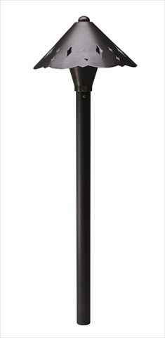 AREA LIGHT, 12V/50W MAX, SOLID BRASS, MR16, ANTIQUE BRASS, W/ 3FT. CABLE, 3W, 3000K