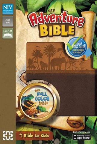 Picture of Zonderkidz 107681 Niv Adventure Bible Full Color Chocolate Toffee Duotone
