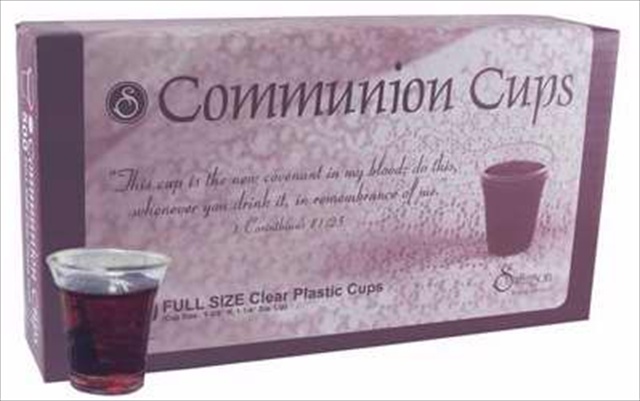 Commun Cup Disposable Clear 1.37 In.