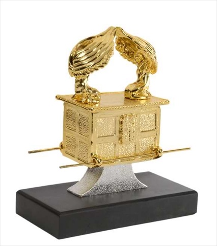 Picture of Holy Land Gifts 13033 Statue Ark Of The Covenant Replica Gold Plated