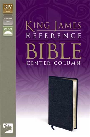 571851 Kjv Center Column Reference Bible Blue Bond