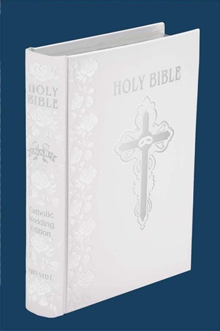Nabre Catholic Wedding Bible White Bond