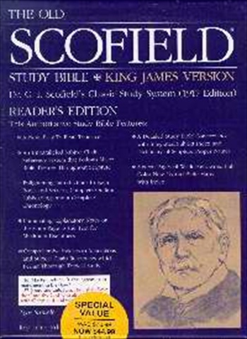 Kjv Old Scofield Study 1917 Black Bond Index Ss