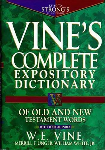 Nelson - Nelson Books 391608 Vines Complete Expos Dictionary O&N Test Ss
