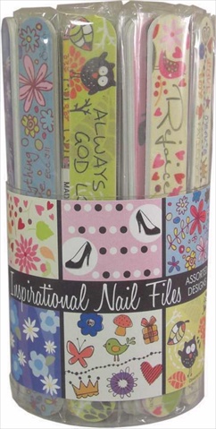 11843X Display Fingernail File Asst