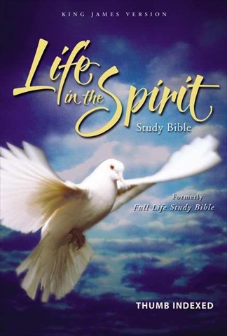 578249 Kjv Life In The Spirit Study Bible Brg Bond Index -  Zondervan