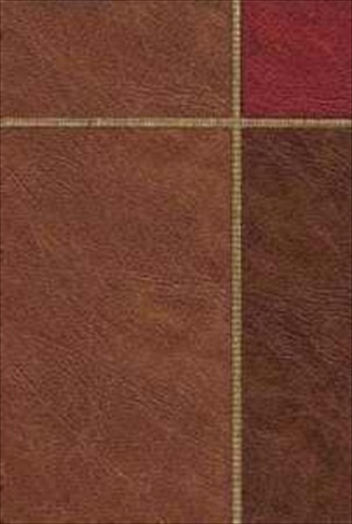 Message Numbered Edition Large Prt Brown Trio Leather Look