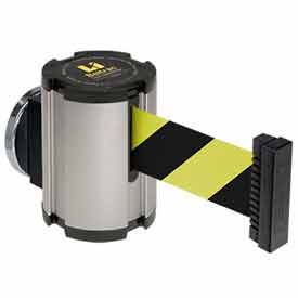 Lavi Industries 50-41300MG-SA-SF Magnetic Wall Mount Unit, 13 Ft. Retractable Belt Extension, Safety Yellow Hatch